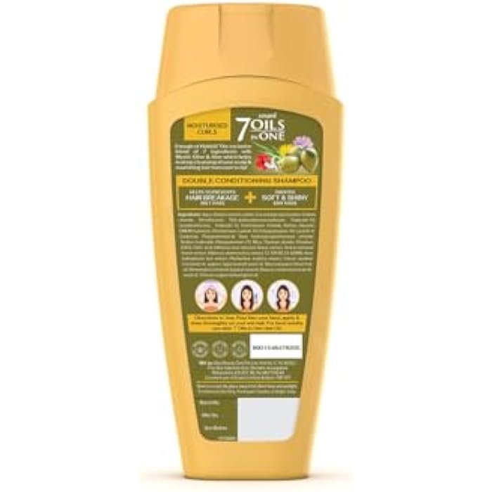 Emami 7 Oils in One Double Conditioning Shampoo Mystic Olive 100 ML - Image 2